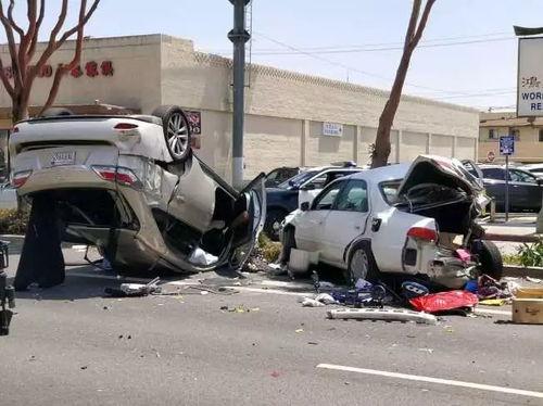 车祸惊魂,生死瞬间，勇敢与幸运的交织