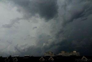 雷云暴雨,狂风骤雨中的壮美景象